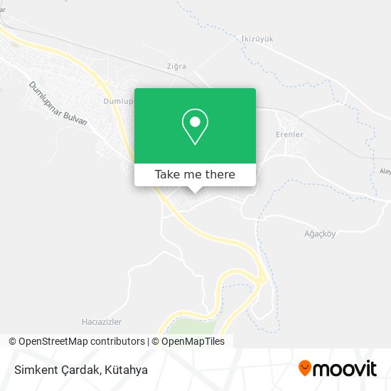 Simkent Çardak map