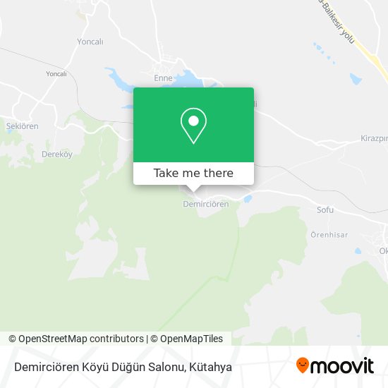 Demirciören Köyü Düğün Salonu map