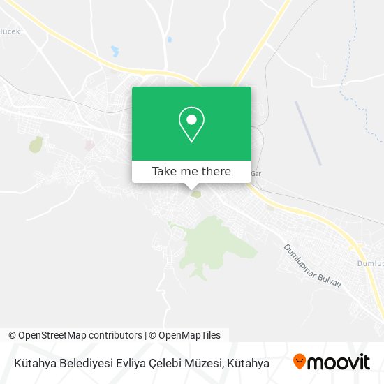 Kütahya Belediyesi Evliya Çelebi Müzesi map