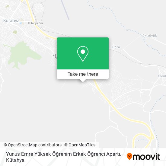 Yunus Emre Yüksek Öğrenim Erkek Öğrenci Apartı map