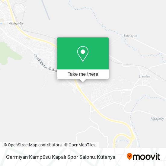 Germiyan Kampüsü Kapalı Spor Salonu map