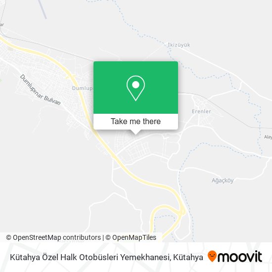 Kütahya Özel Halk Otobüsleri Yemekhanesi map