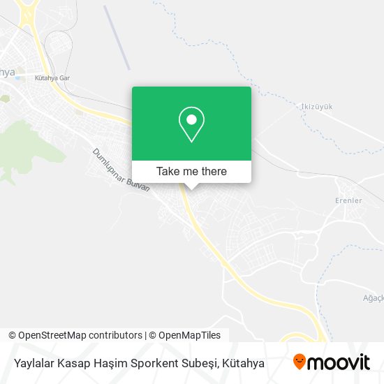 Yaylalar Kasap Haşim Sporkent Subeşi map