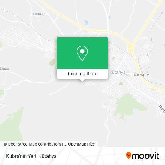 Kübra'nın Yeri map