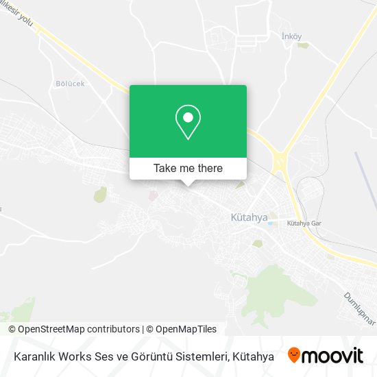 Karanlık Works Ses ve Görüntü Sistemleri map