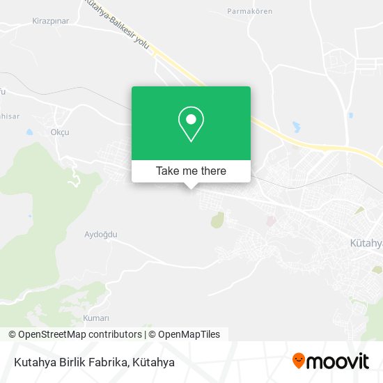 Kutahya Birlik Fabrika map