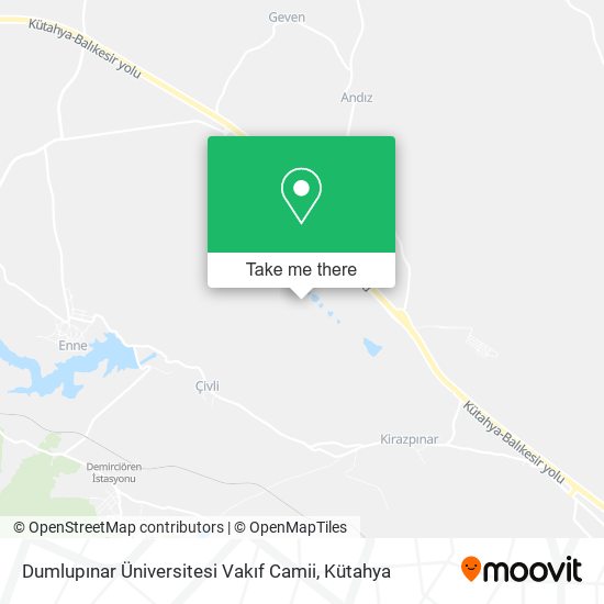 Dumlupınar Üniversitesi Vakıf Camii map