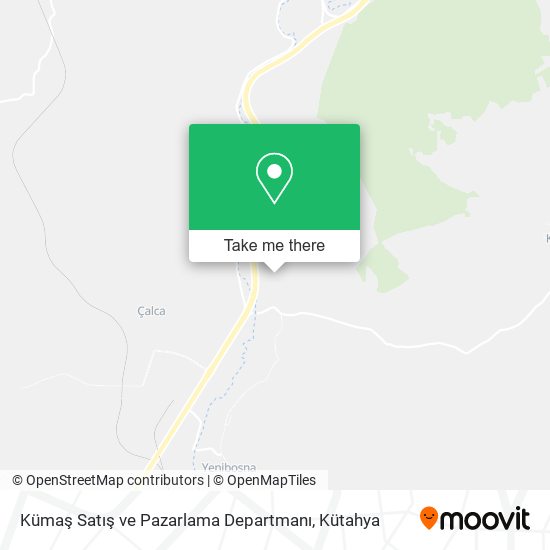 Kümaş Satış ve Pazarlama Departmanı map