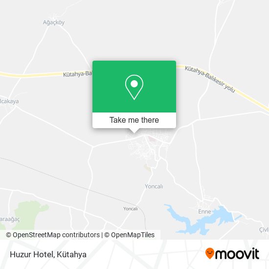 Huzur Hotel map