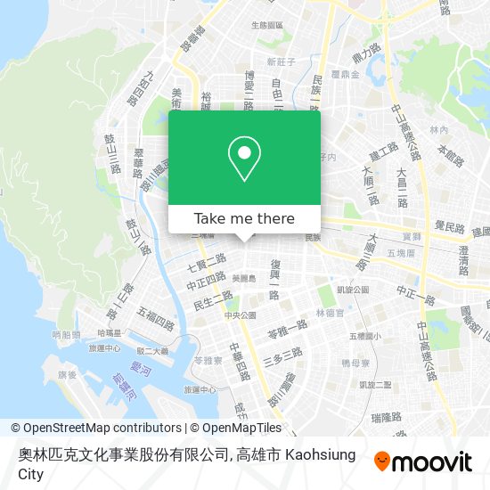 奧林匹克文化事業股份有限公司 map