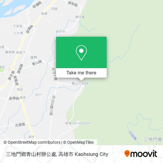 三地門鄉青山村辦公處 map