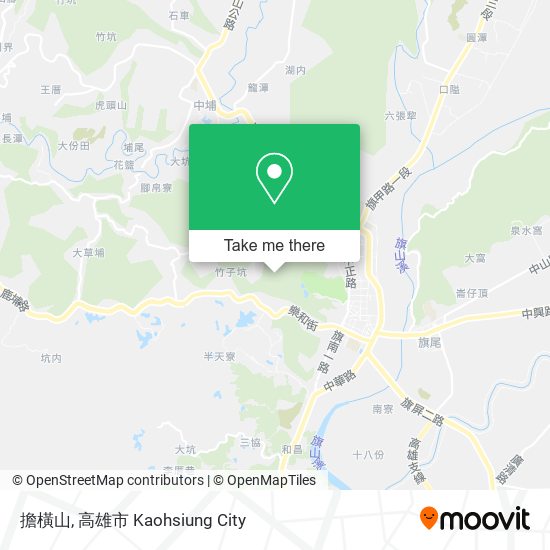 擔橫山地圖