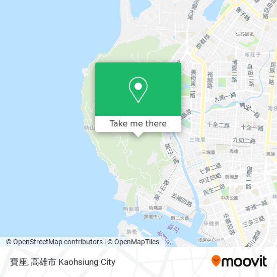 寶座 map