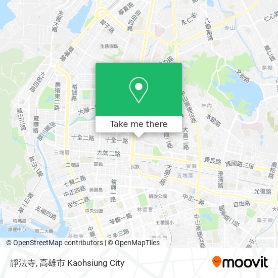 靜法寺 map