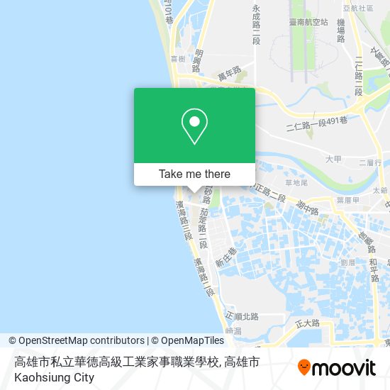 高雄市私立華德高級工業家事職業學校 map