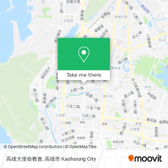高雄大使命教會 map