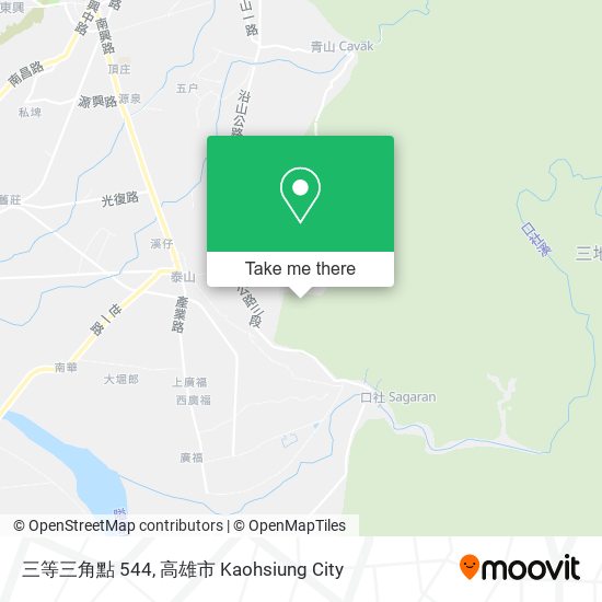 三等三角點 544 map
