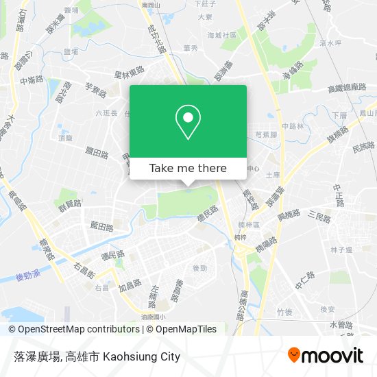 落瀑廣場 map