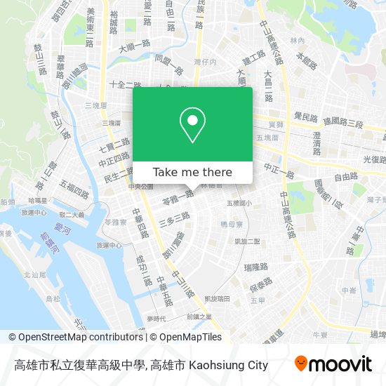 高雄市私立復華高級中學 map