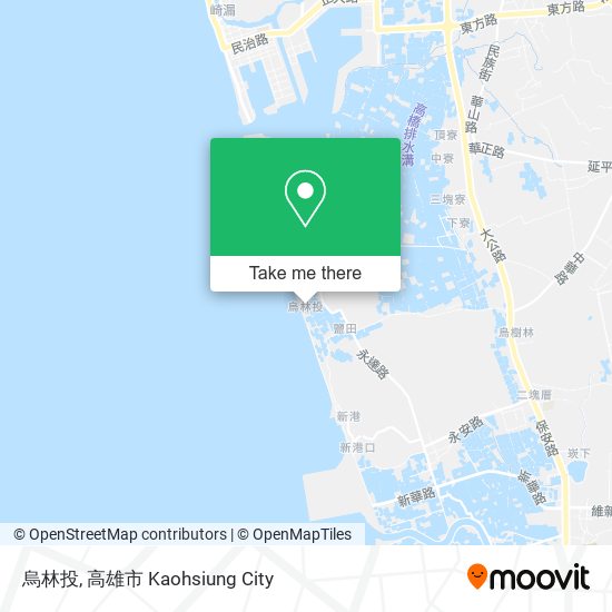 烏林投 map