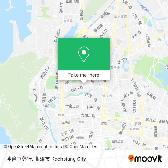 坤億中藥行 map