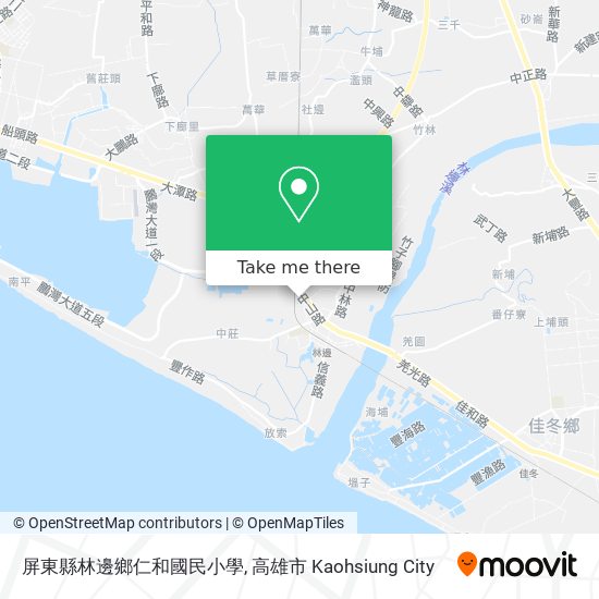 屏東縣林邊鄉仁和國民小學 map