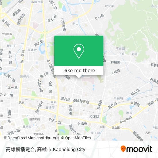 高雄廣播電台地圖
