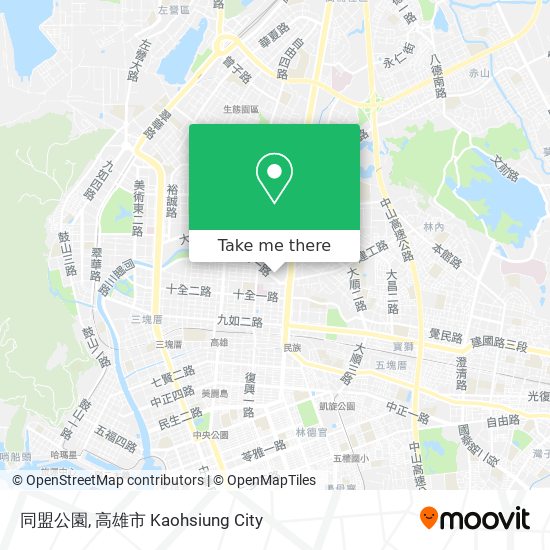 同盟公園 map