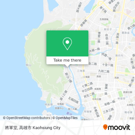 將軍堂 map