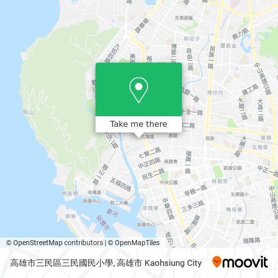 高雄市三民區三民國民小學地圖