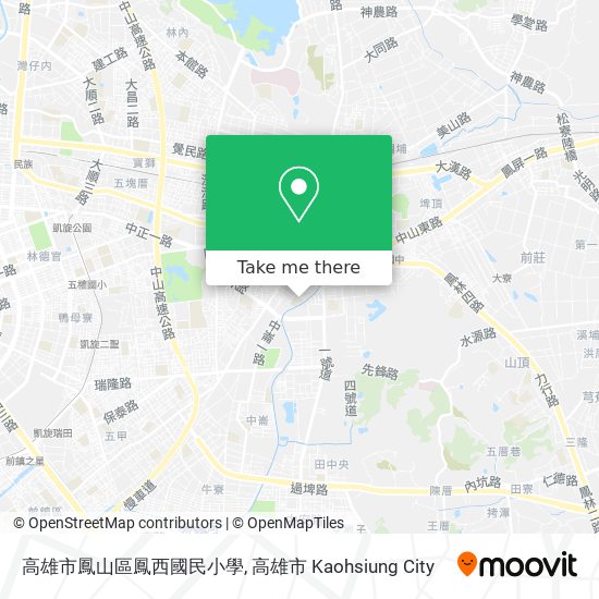 高雄市鳳山區鳳西國民小學地圖
