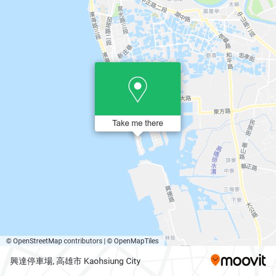 興達停車場 map
