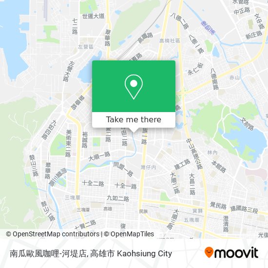 南瓜歐風咖哩-河堤店地圖