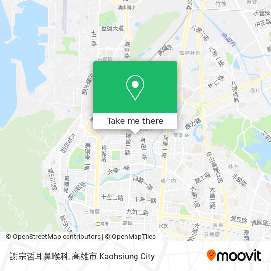 謝宗哲耳鼻喉科 map