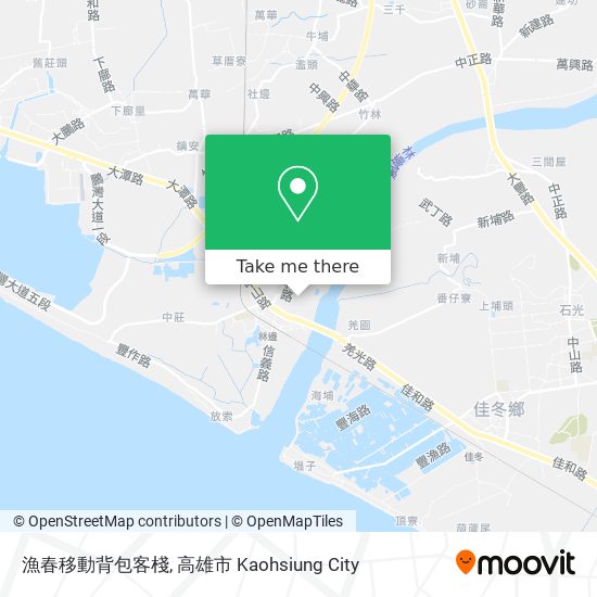 漁春移動背包客棧 map