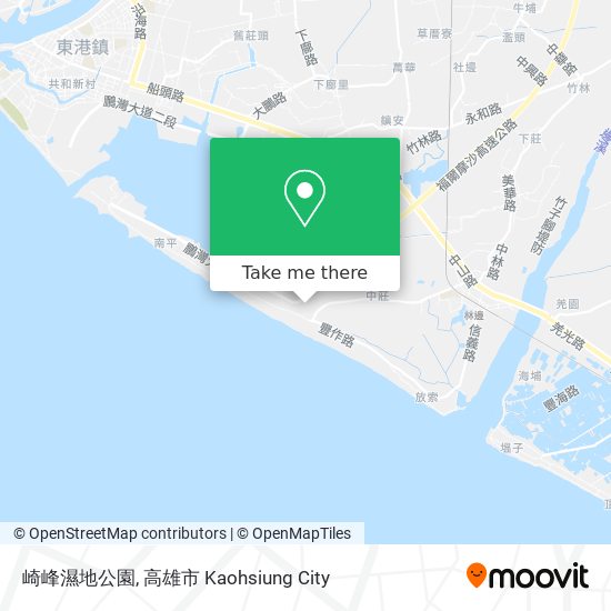 崎峰濕地公園地圖