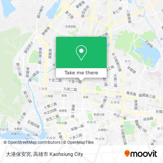 大港保安宮 map