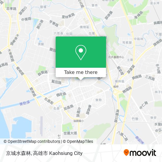 京城水森林 map
