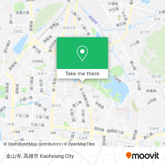 金山寺地圖