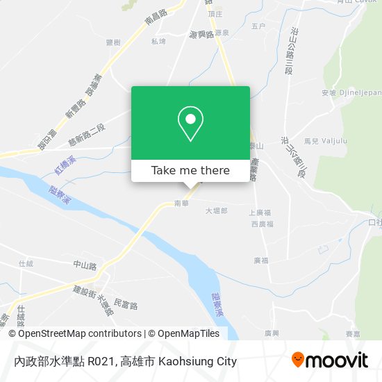 內政部水準點 R021地圖