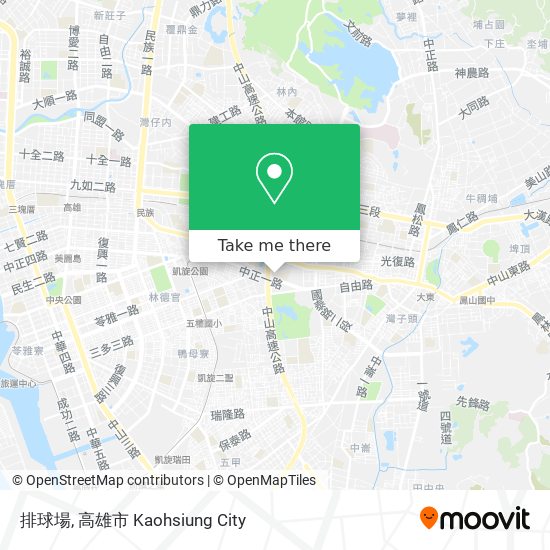 排球場 map