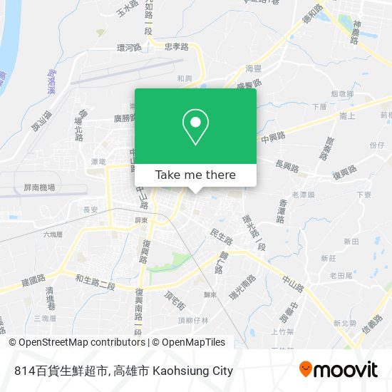 814百貨生鮮超市 map