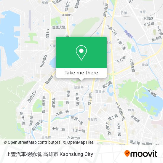 上豐汽車檢驗場 map