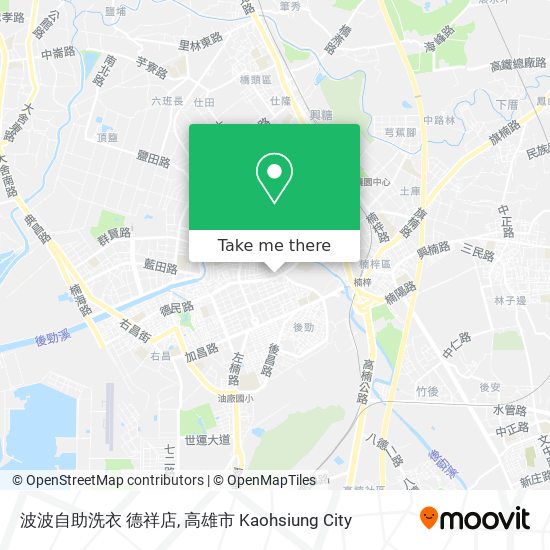 波波自助洗衣 德祥店 map