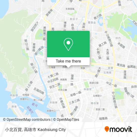 小北百貨 map