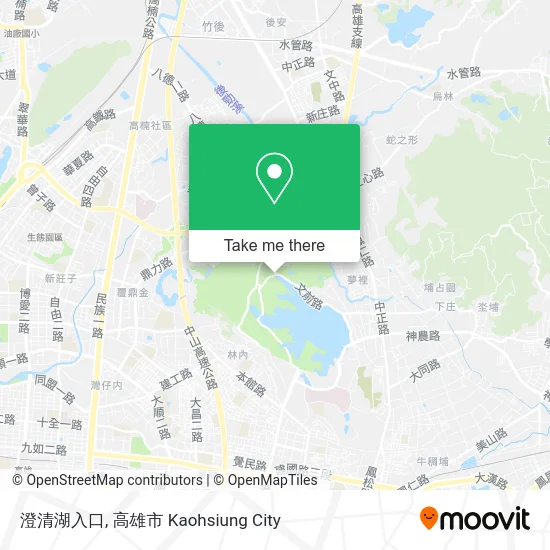 澄清湖入口地圖