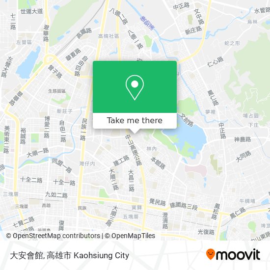 大安會館 map