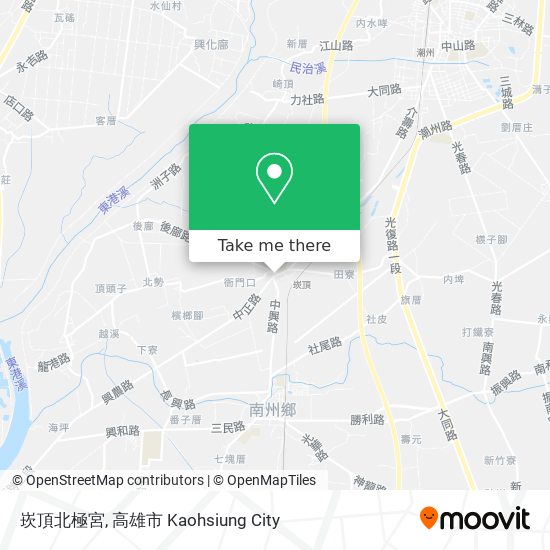 崁頂北極宮地圖