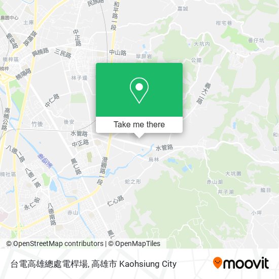 台電高雄總處電桿場 map