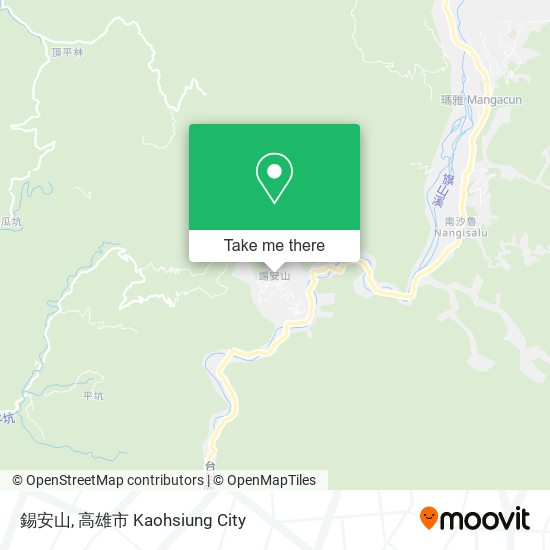 錫安山地圖